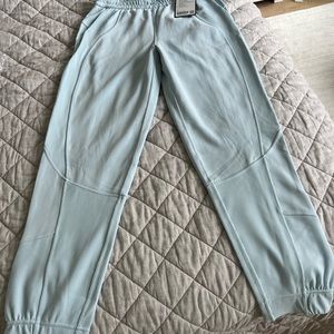 Lululemon Ribbed Softstreme Joggers New Size 6 Powder Blue